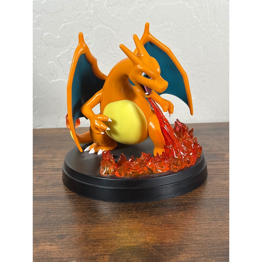 Pokemon Center Charizard Flamethrower Figure 2024 Official Nintendo Statue Org